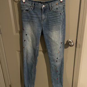 Lucky Brand Ava Skinny Bug Print Jeans